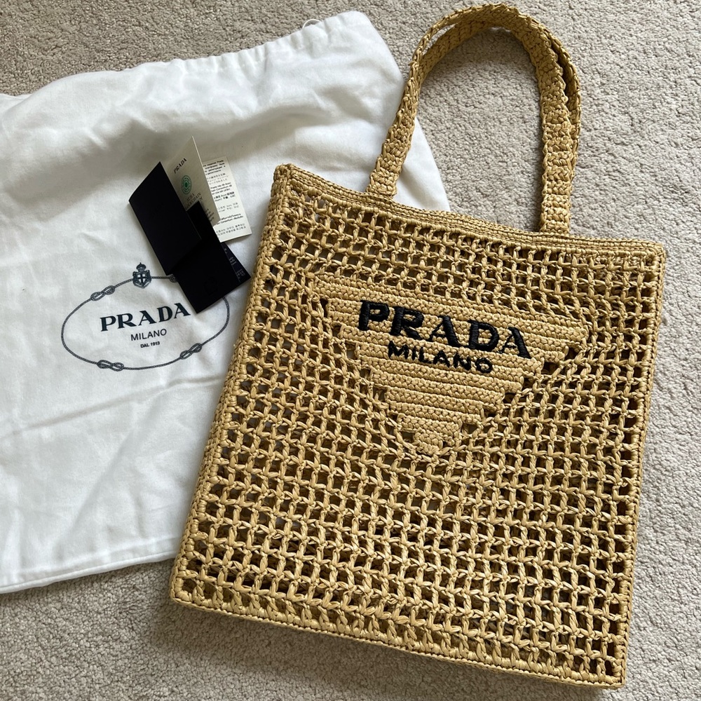 Prada crochet raffia bag - BRAND NEW